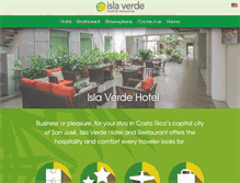 Tablet Screenshot of hotelislaverdecostarica.com